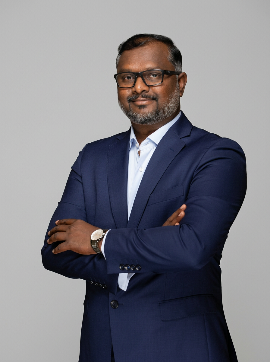 Portrait of Prashanth Shashidharan, Founder & Managing Partner